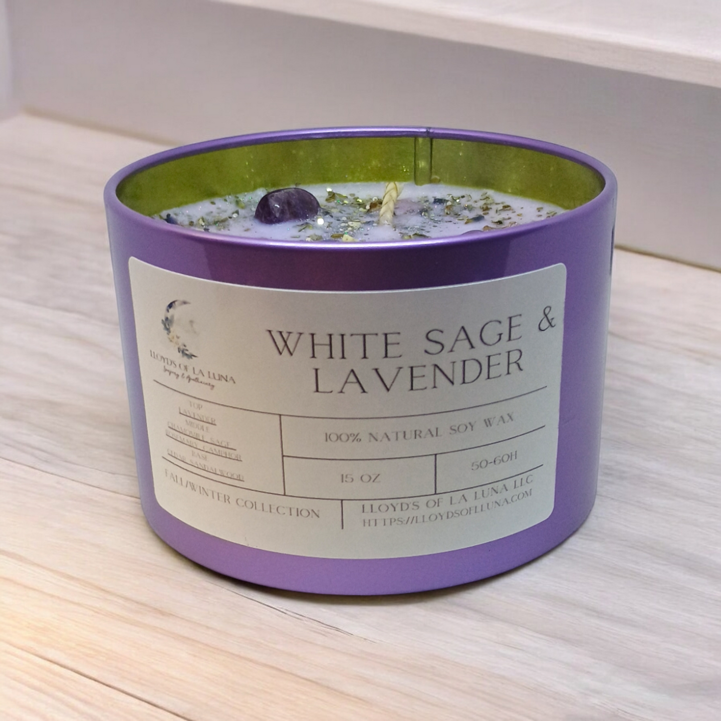 White Sage & Lavender Intention Candle