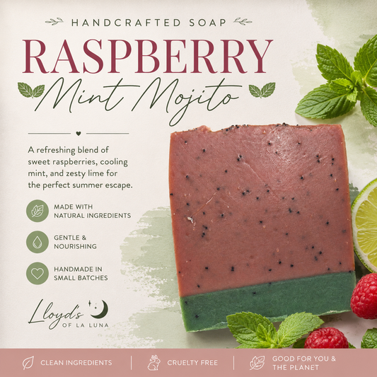 Raspberry Mint Mojito Artisan Soap