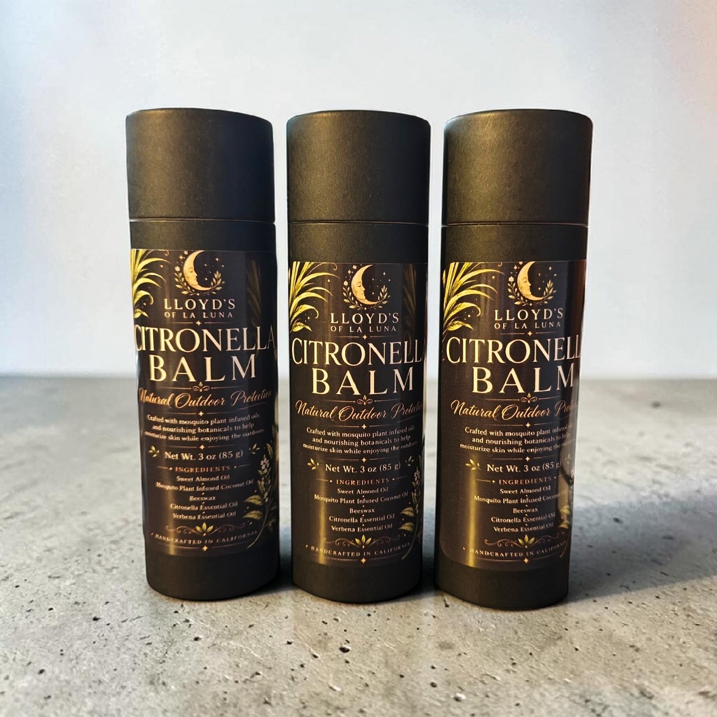 All-Natural Citronella Balm Stick – 3oz (Cardboard Tube)