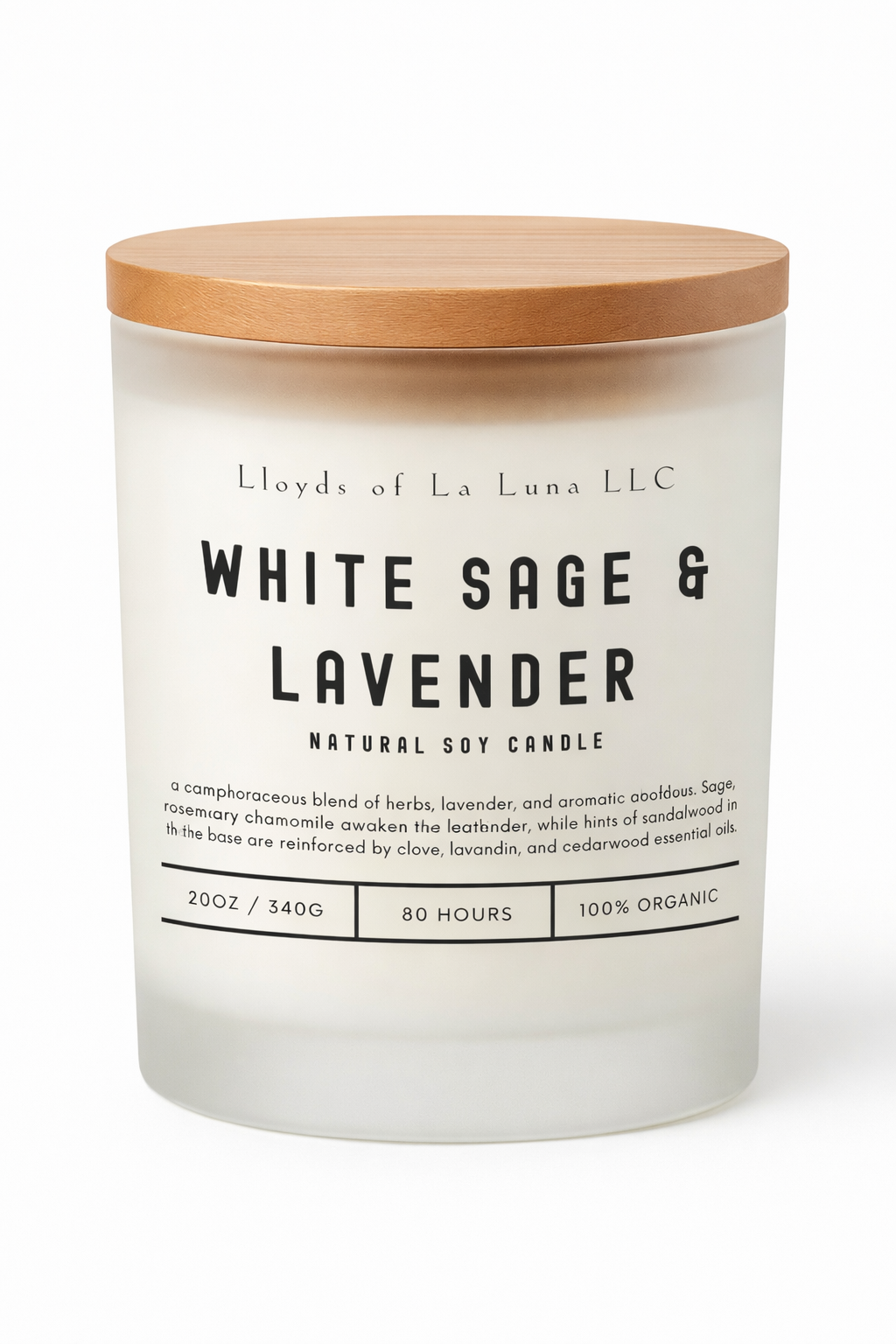 Limited Edition – White Sage & Lavender Intention Candle